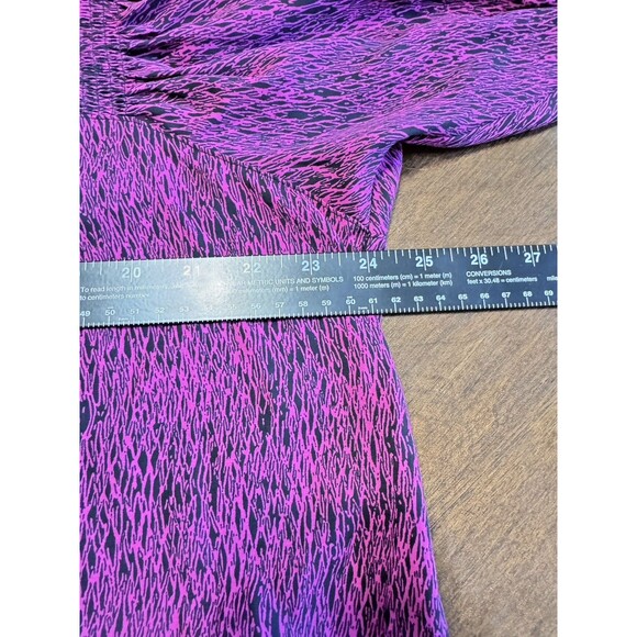 Worthington Women's Raspberry and Black Print Size XL - Picture 5 of 7